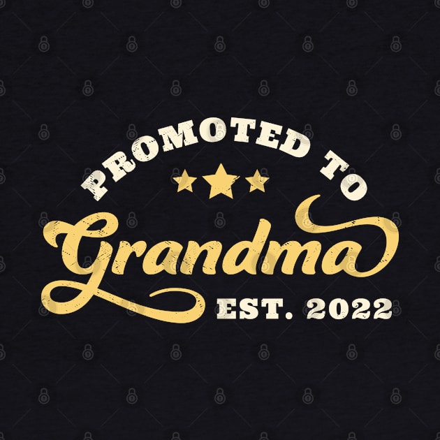 Promoted To Grandma 2022 New Grandmother by OrangeMonkeyArt